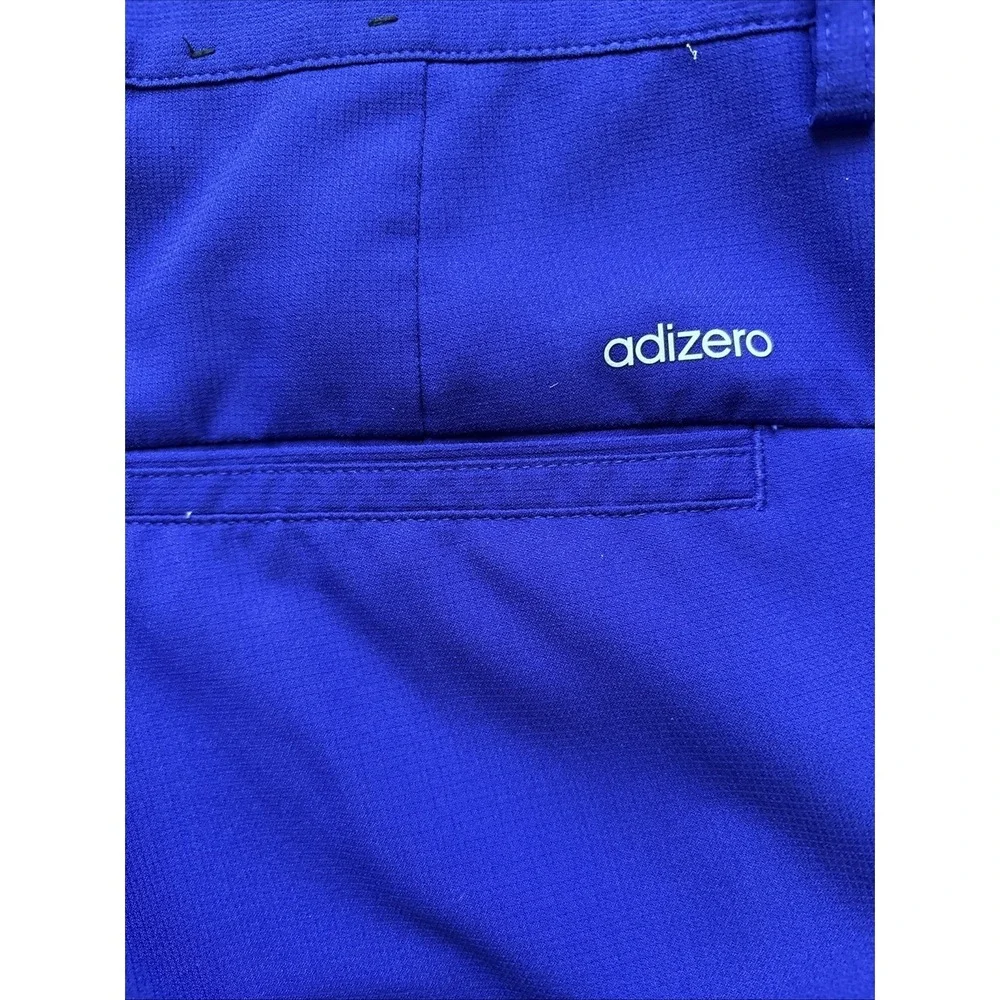 Adidas Golf Men's Performance Pants 32x30 Royal Purple Flat Front Athletic
